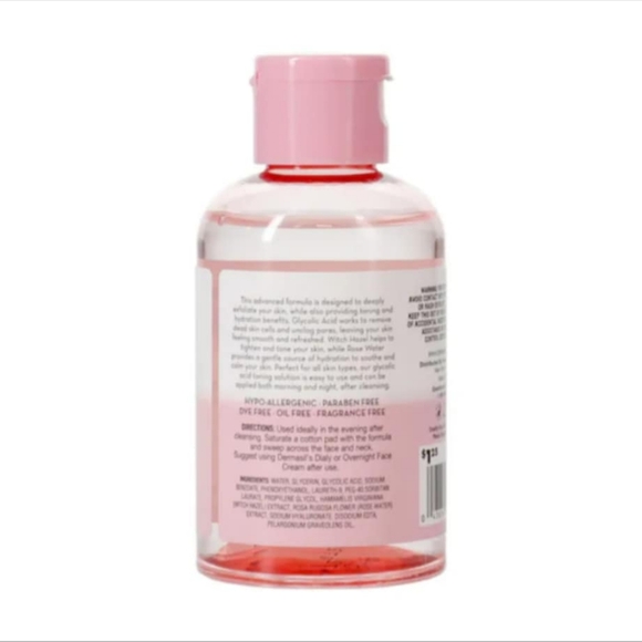 Dermasil Labs Glycolic Acid Toning Solution With Witch Hazel & Rose Water - Picture 4 of 11